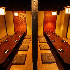 完全個室で飲み放題付きのご宴会コースをお楽しみください。