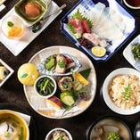 琵琶湖の魚を中心に、滋賀郷土の美味しい食材をご用意