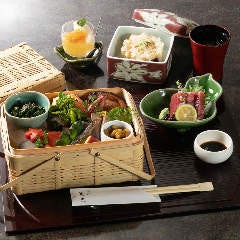 湖魚、近江牛、地野菜で彩る季節の味