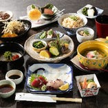 懐石コース料理 全11品 13,200円｜11,000円コースをベースに、より贅沢な一皿を追加します