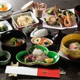 祝い膳 全10品 15,400円｜リクエストにお答えします。器、あしらいも贅沢で華やかに