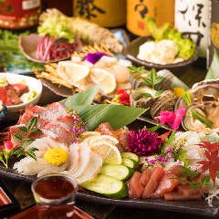 【熟成魚＆イクラ鯛めしコース】熟成魚の炙り☆3H飲放付♪全8品6000円&rarr;4980円☆飲み会・歓送迎会に♪