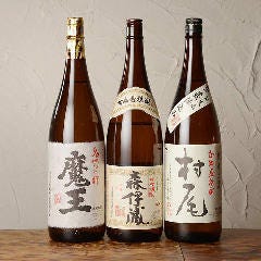プレミアム芋焼酎3Mもございます！味の違いを飲み比べてみては？