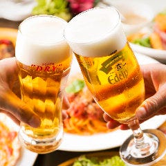 生ビールで乾杯♪エーデルピルスなど3種の生ビールをご用意