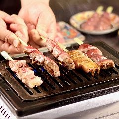 【千葉県産かずさ和牛・しあわせ絆牛】を使用した名物串焼き