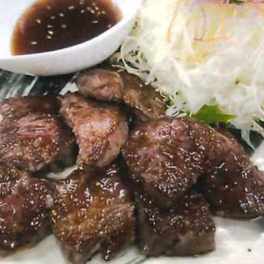 ロイン食堂_人気NO.1のミニステーキ定食