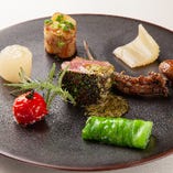 ディナー【一日2組限定】黒毛和牛フィレ&times;海老、魚介等Wメインの豪華プラン　