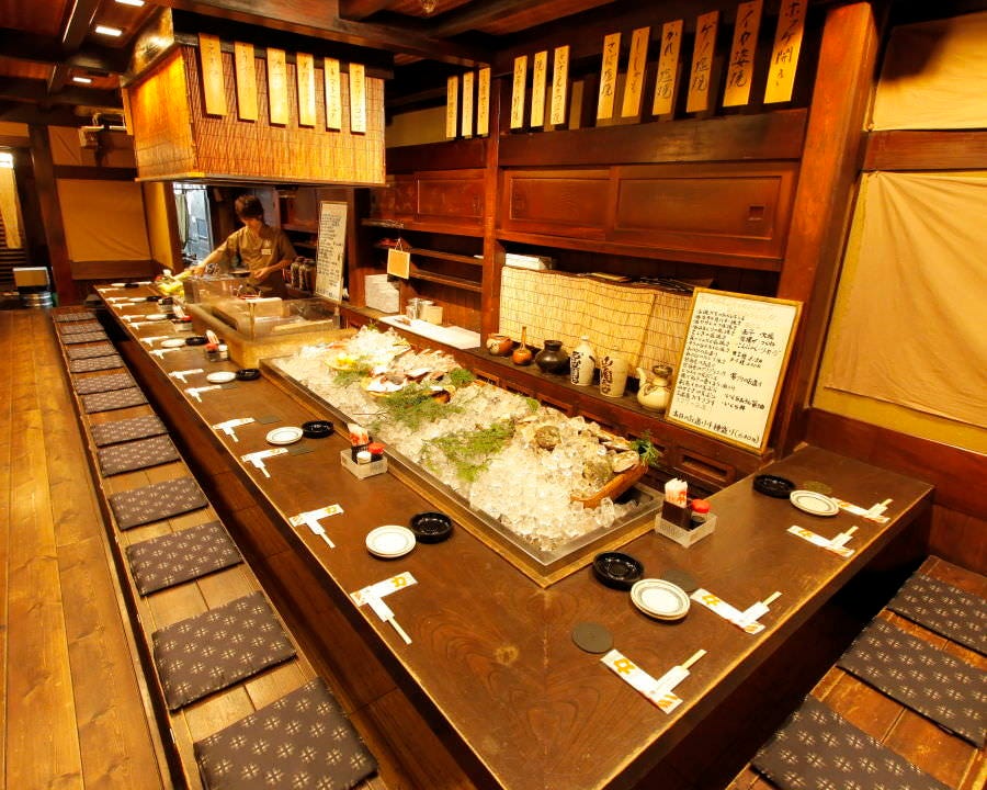 炉ばた焼 法善寺 力丸茶屋 なんば 難波 居酒屋 ぐるなび