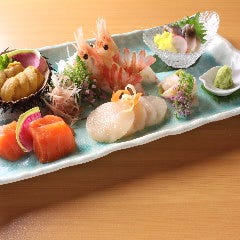 うにと四季海鮮うに むらかみ 函館本店_厳選した新鮮な刺身！
