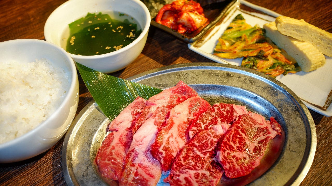 炭火焼肉 力丸 なんば 湊町店 ランチメニュー ぐるなび
