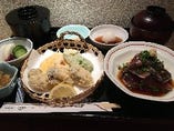 牡蠣の天ぷら御膳