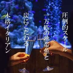 西大橋で水槽があるレストラン 居酒屋