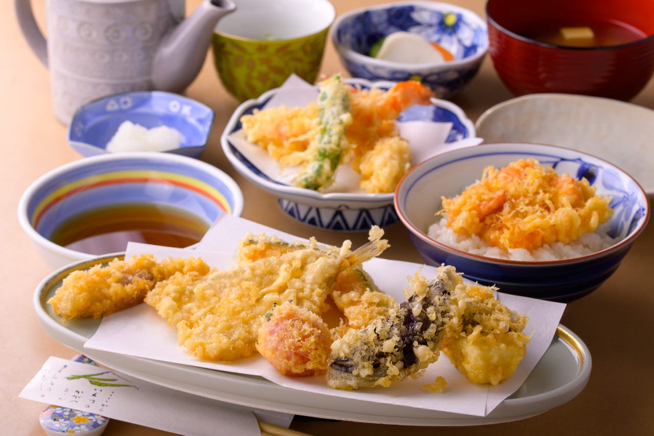 当店のおすすめで一番人気
天ぷら定食