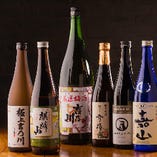 上越、中越、下越、そして佐渡などの厳選した日本酒。
