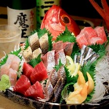 　特選！！大漁盛り　【刺身　魚８種　４カンずつ】