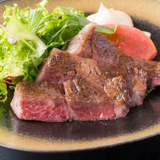 【人気】黒毛和牛網焼きステーキ