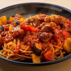 茄子と挽き肉のボロネーゼ