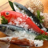 《美味しい鮮魚》
旬の新鮮なお魚を使ったメニューが自慢！
