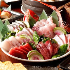 頂のお刺身盛り合わせ