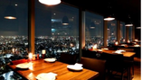 恵比寿ガーデンプレイス39階の夜景を楽しめる絶景テーブル席