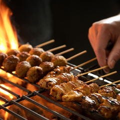[席のみ予約]で2名様焼鳥10本/3名様～15本⇒1円で！