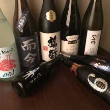 常時50種を超える厳選日本酒