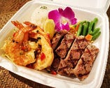 ガーリックシュリンプ＆サーロインステーキ(カット)
Garlic Shrimp & Sirloin Steak