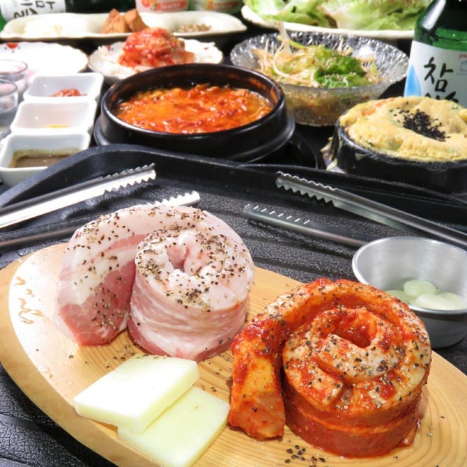 サムギョプサル 韓国料理専門店 さらんばん なんば 難波 居酒屋 ぐるなび