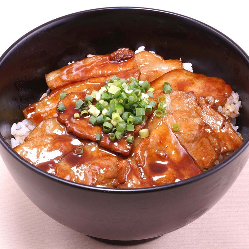 じゅらく名物「しびれ豚丼」