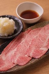 上ロースの炙り焼きしゃぶ