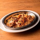 グリルチキンのガーリックピラフ　Garlic pilaf with grilled chicken