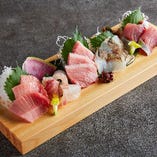 ”特選”鮮魚五種盛り合わせ