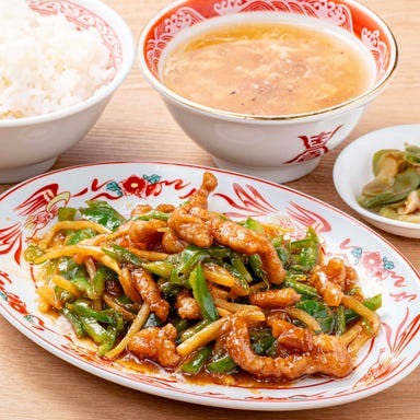 上海沸騰屋台 鶴亀酒家_青椒肉絲定食