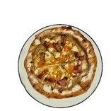 ピッツァカルボナーラ/Pizza carbonara