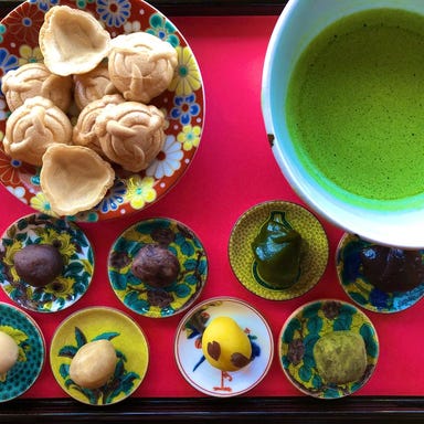 森八 本店 森八茶寮_400周年記念プレート 革新