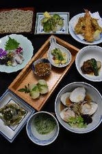 ３月弥生の蕎麦会席「室町コース」