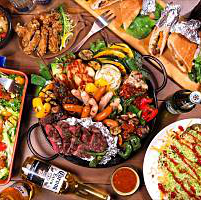 肉×チーズ 飲み放題キッチン ライオン 鹿児島天文館店_【団体・貸切プランB】10名からOK!!バラエティ豊かな旬の料理全8品+飲み放題2.5時間(乾杯ビール付)4700円