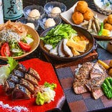 土佐の食材や技法を使ったコース料理をご用意