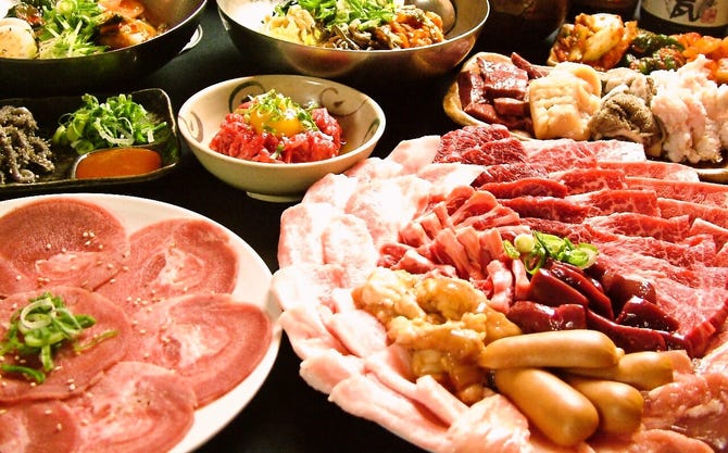 焼肉 食べ放題 じゅじゅ庵 東三国店 新大阪駅 焼肉 ぐるなび