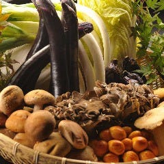 ■大地の食材を、香り愉しみながら、野菜本来の味を是非どうぞ。