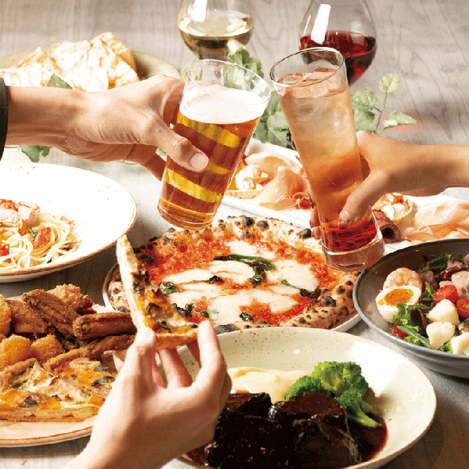Pizzeria Trattoria Bar Table Nice なんばパークス店 なんば 難波 イタリアン イタリア料理 ぐるなび