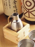すべての日本酒を
錫製の酒器でお出しします