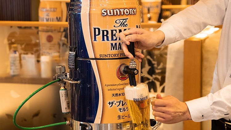 お席にビールサーバーが付く 豪快な 本鮪料理 と高級魚 きんきと海鮮寄せ鍋 を堪能する全8品4 000円の詳細 サントリーズガーデン 昊 札幌駅 ビアガーデン ぐるなび