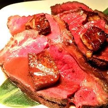 【贅沢三昧プレミアムコース　チーズフォンデュ＆厚切りローストビーフ、フォアグラ】8品4500円