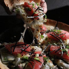 明太マヨとしらすのお餅PIZZA