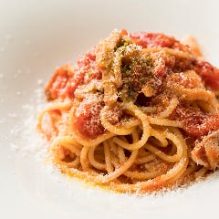 アマトリチャーナorあさりと４種の根菜ソース  選べるパスタ