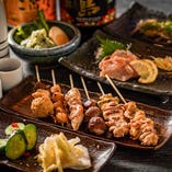 焼き鳥・鶏料理を味わう飲み放題付コース3500円～ご用意！
