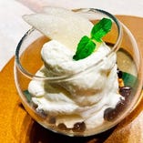 5.梨の自家製ヨーグルトアイスクリーム