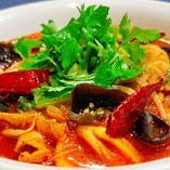 お勧め5.真鱈白子と大粒カキ入り冬のマーラー湯