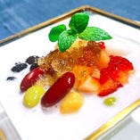 今月のオリジナルデザート